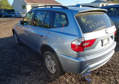 2006 BMW X3 3.0I z USA, uszkodzony, nr VIN WBXPA93416WG81831